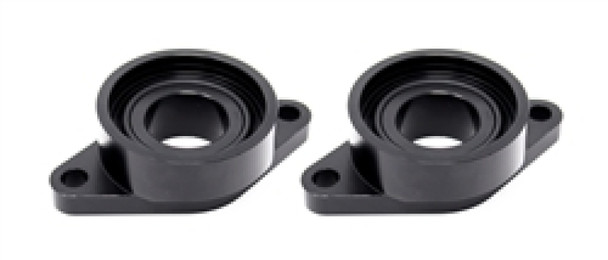 Torque Solution Billet Stock to HKS Blowoff Valve Adapter: Nissan GTR R35 All - Black TS-GTR-HKS-BK