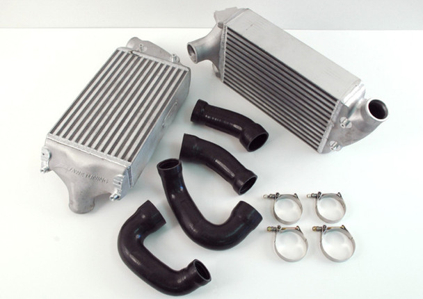 AWE Tuning 997TT/GT2 Performance Intercoolers - Black Hoses 4510-11046
