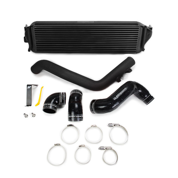 Mishimoto 2017+ Honda Civic Type R Intercooler Kit - Black Intercooler Black Pipes MMINT-CTR-17KBKWBK