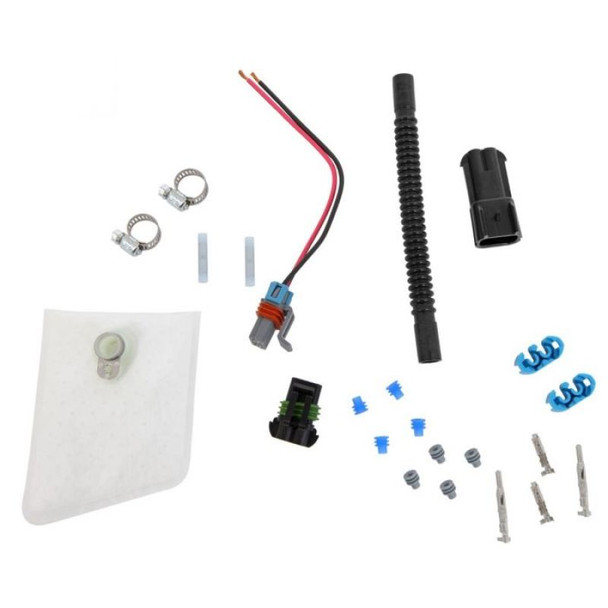 Walbro Universal Installation Kit: Fuel Filter/Wiring Harness/Fuel Line for F90000267 E85 Pump 400-1168