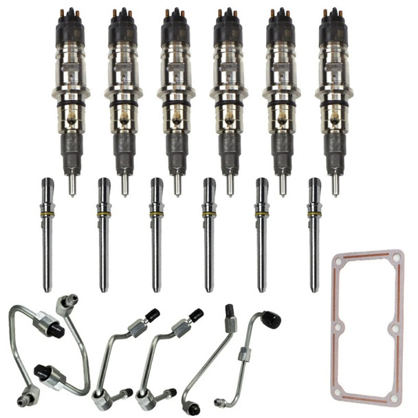 Industrial Injection 13-18 Dodge Ram 6.7L Injector Pack w/ Connecting Tubes & Fuel Lines 21C601