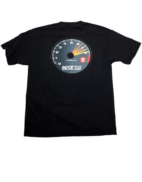 Sparco T-Shirt Tach Blk Med SP01600NR2M