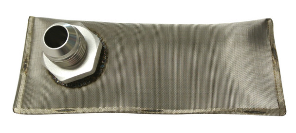Fuelab In-Tank Fuel Sock Kit 100 Micron Stainless w/-10AN Adaptor Fitting for 4X4xx Series Pumps 83801
