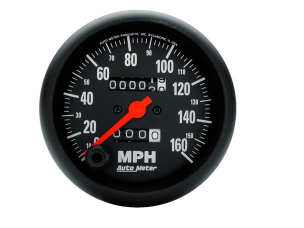 Autometer Z-Series 85mm160 MPH Mechanical Speedometer 2694