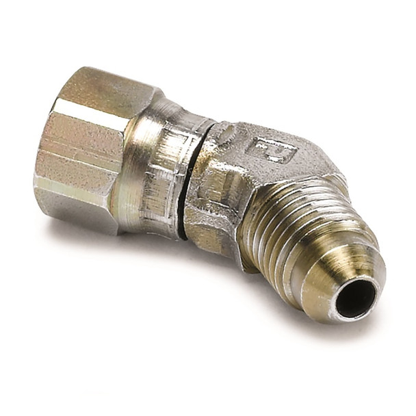 Autometer -4AN Elbow Fitting - 45 Deg w/ Swivel Nut 3273