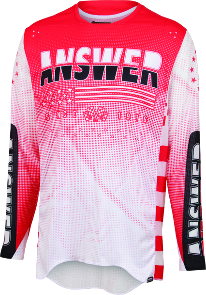 Answer A22.5 Elite Rev Jersey White/Red Youth - Small 447221