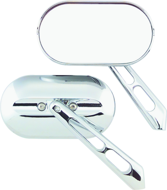 Kuryakyn Magnum Mirrors Small Flat Glass Chrome 1428