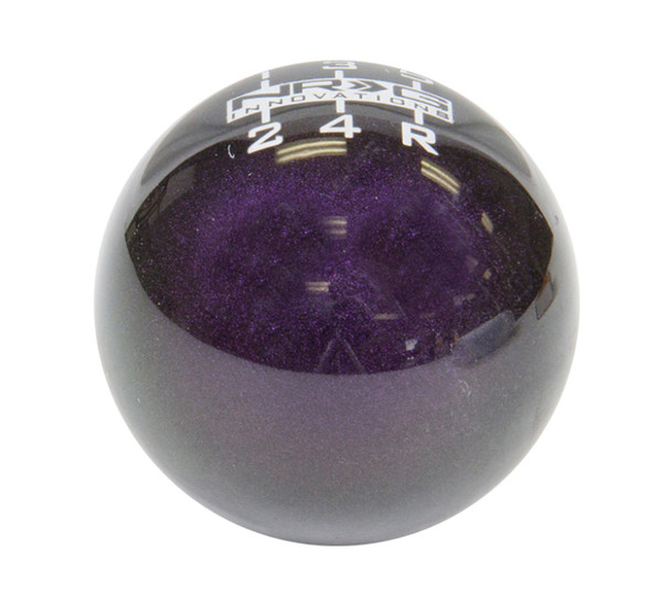 NRG Universal Ball Style Shift Knob - Heavy Weight 480G / 1.1Lbs. - Green/Purple (5 Speed) SK-300GP-W