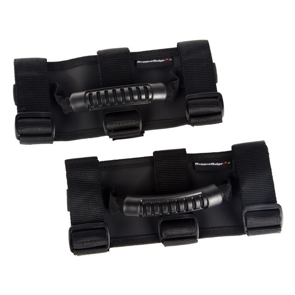 Rugged Ridge Ultimate Grab Handles Black 55-20 CJ/Jeep Wrangler /JT 13505.04