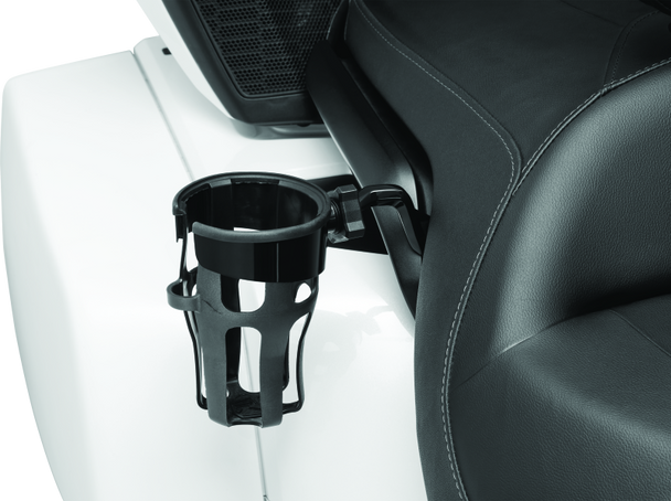 Kuryakyn Reflex Drink Holder-Passenger Mount Black 6493