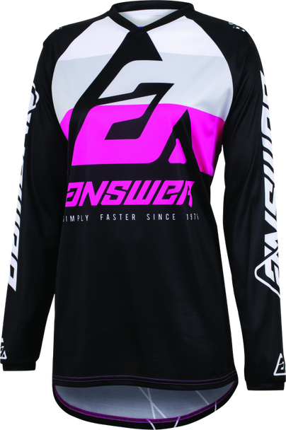Answer 23 Syncron CC Jersey Black/White/Rhodamine Womens - XL 447335
