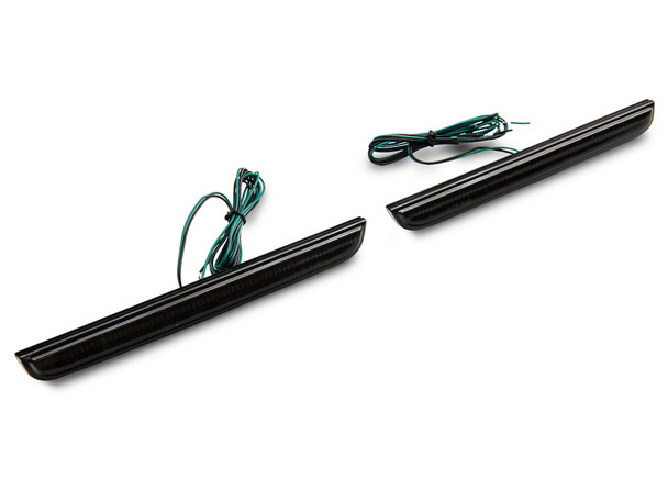 Raxiom 15-23 Dodge Challenger Axial Series LED Rear Bumper Reflector Lamps- Smoked CH6725