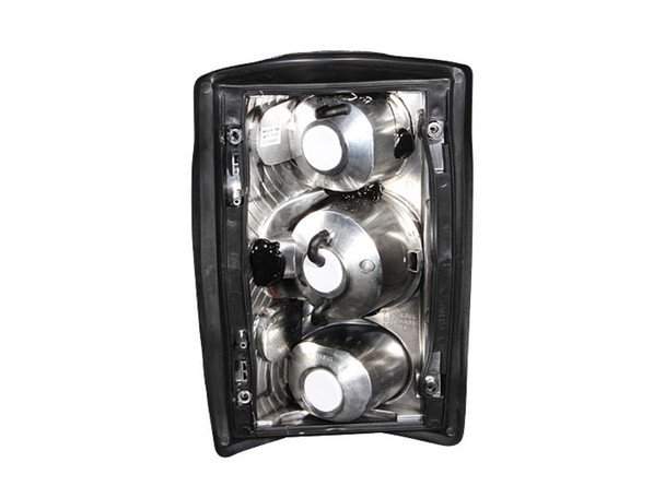 ANZO 2000-2005 Ford Excursion Taillights Black 211051