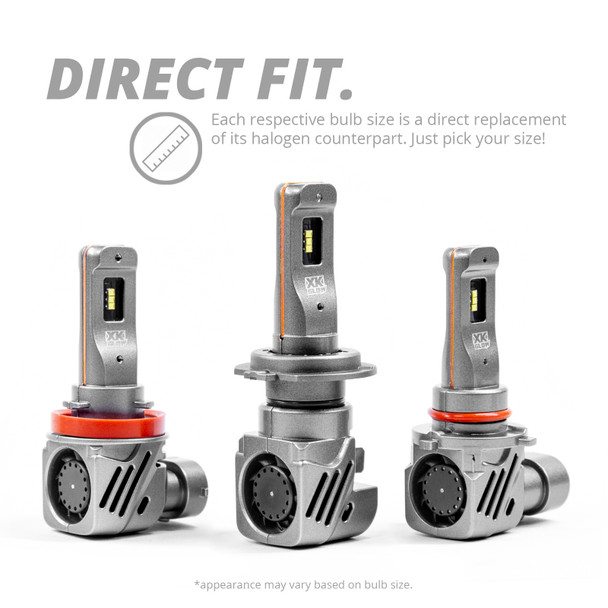 XK Glow HB4 9006 IGNITE Series Compact LED Bulb Kit XK045005-HB4
