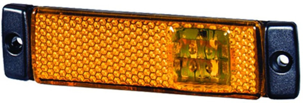 Hella 8645 Series 12V Amber Side Marker Lamp 008645011