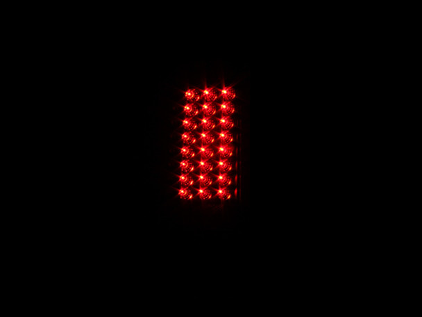 ANZO 2008-2015 Ford F-250 LED Taillights Black 311127