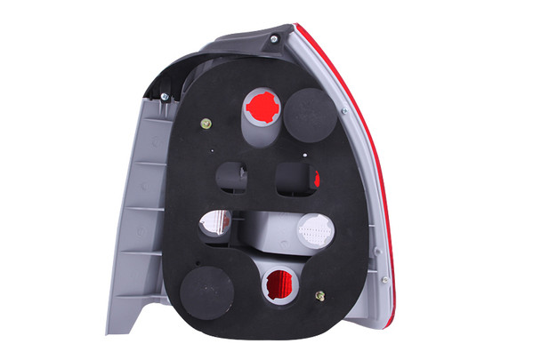 ANZO 1996-2000 Honda Civic Taillights Red/Smoke 221193