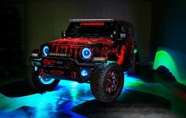 Oracle Oculus Bi-LED Projector Headlights for Jeep JL/Gladiator JT - w/ Simple Cntrl SEE WARRANTY 5839-504-B