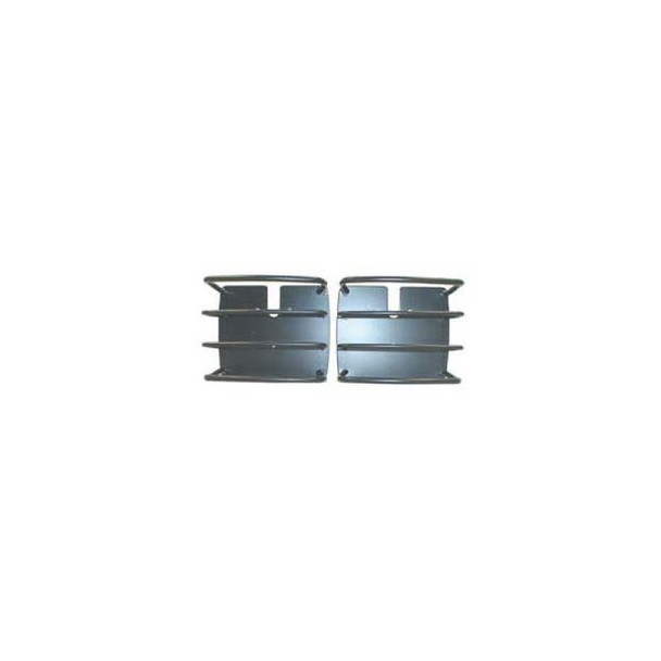 Rugged Ridge 76-06 Jeep CJ / Jeep Wrangler Black Euro Tail Light Guards 11226.01