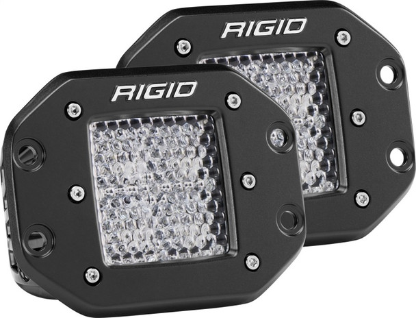 Rigid Industries Dually - Flush Mount - 60 Deg. Lens - Set of 2 212513