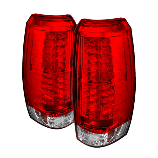 Spyder Chevy Avalanche 07-13 LED Tail Lights Red Clear ALT-YD-CAV07-LED-RC 5032478