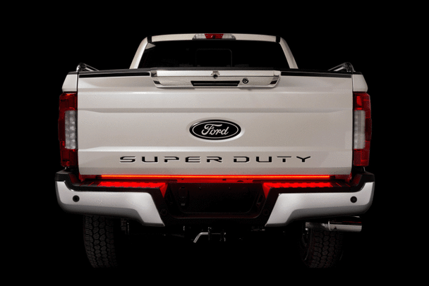 Putco 60in Red Blade LED Tailgate Light Bar for Ford Turcks w/ Blis and Trailer Detection 92010-60