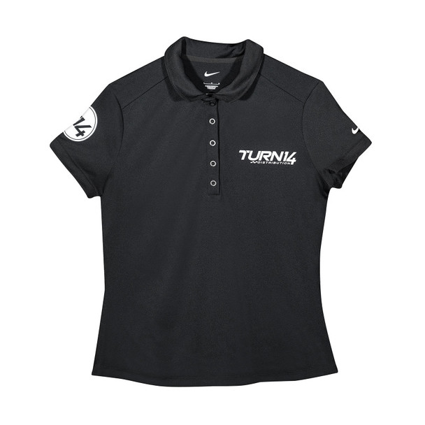 Turn 14 Distribution Womens Black Dri-FIT Polo - XL (T14 Staff Purchase Only) 9124