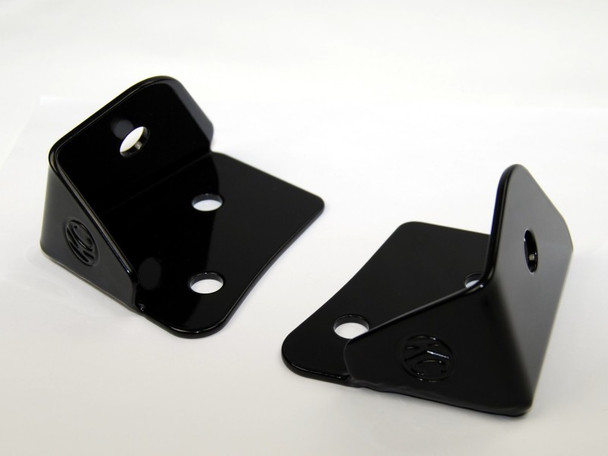 KC HiLiTES 07-18 Jeep JK A-Pillar Windshield Light Mount Bracket Set (Pair) - Black 7316