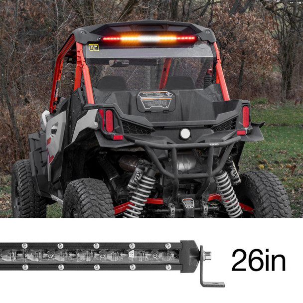 XK Glow Super Slim Offroad LED Chase Bar 4 Modes 72w 26in XK068026