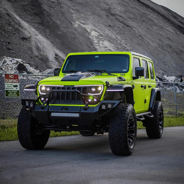 Oracle VECTOR Series Full LED Grille - Jeep Wrangler JL/JT - NA SEE WARRANTY 5837-PRO