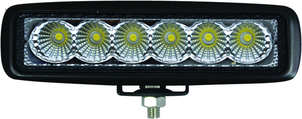 Hella Value Fit Mini 6in LED Light Bar - Flood Beam Pedestal 357203001
