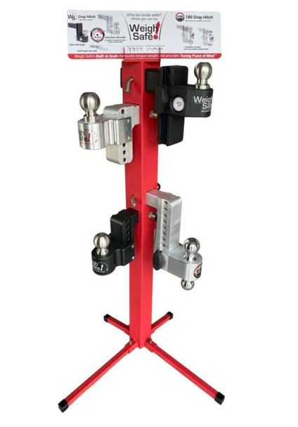 Weigh Safe Regular POP Display Stand - Red WSPOP-HS