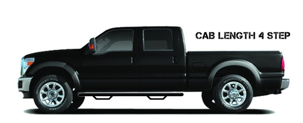 N-Fab Nerf Step 16-17 Nissan Titan/Titan XD Crew Cab - Tex. Black - Cab Length - 3in N1678CC-TX