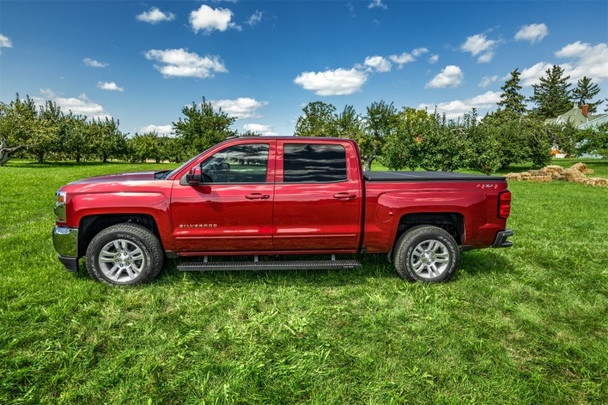 N-Fab Growler Fleet 07-18 Chevy/GMC 1500 / 08-10 Chevy/GMC 2500 Quad Cab - Cab Length - Tex. Black GFC07QC-TX