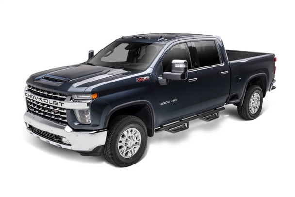 N-Fab Podium LG 2019 Chevy/GMC 1500 Crew Cab - Cab Length - Tex. Black - 3in HPC1980CC-TX