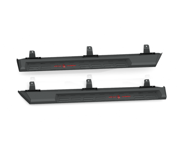 Road Armor 18-20 Jeep Wrangler JL 4DR Stealth Running Board Step - Tex Blk 518STP4B