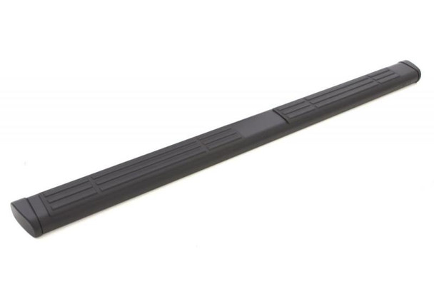 Lund 07-17 Chevy Silverado 1500 Crew Cab 6in. Oval Straight Black Nerf Bars - Black 22268768
