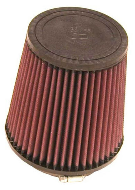 K&N Filter Universal Rubber Filter Round Tapered 4.5in  Flange 5.875in Base 4.5 inch Top 6in  Height RU-4740