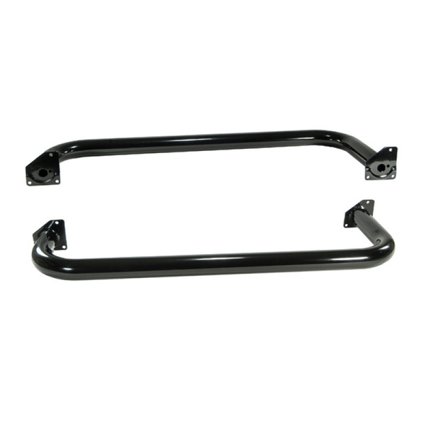 Rugged Ridge 3-In Round Side Steps Black 97-06 Jeep Wrangler 11590.04