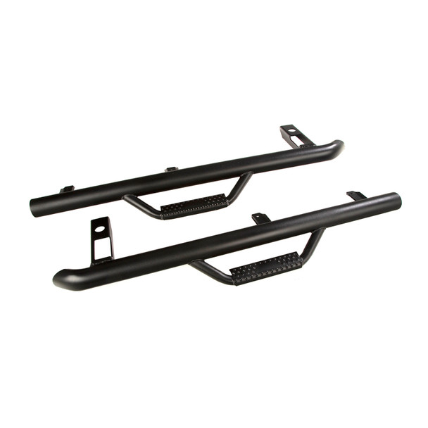 Rugged Ridge Spartan Nerf Bar Textured Black 97-06 Jeep Wrangler TJ 11596.11