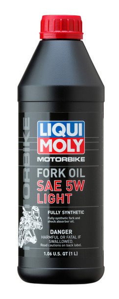LIQUI MOLY 1L Motorbike Fork Oil SAE 5W Light 20094