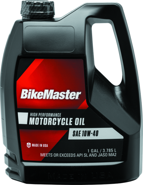 BikeMaster 10W40 Performance Oil - Gallon 532311