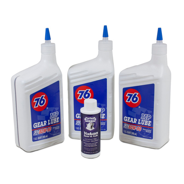 Yukon Gear 3 Qt. 80W90 Conventional Gear Oil w/Posi Additive OK 3-QRT-CONV-A