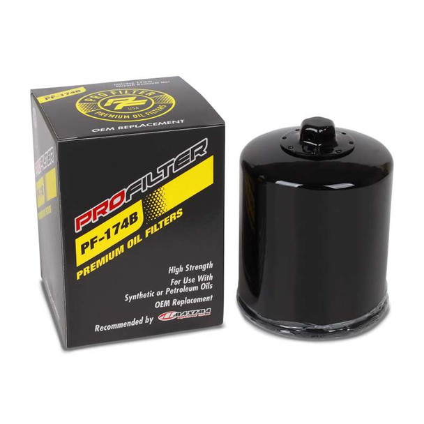 ProFilter Harley Spin-On Black Various Performance Oil Filter PF-174B