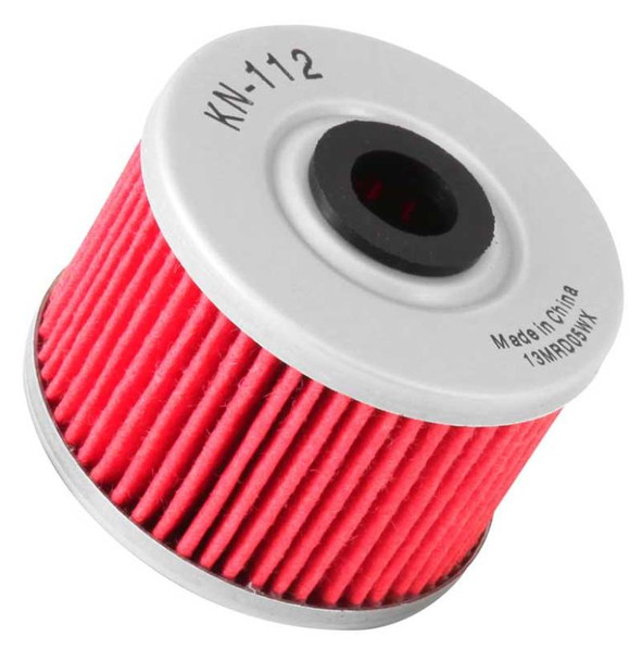 K&N Honda/Kawasaki/Polaris/Suzuki 1.969in OD x .469in ID x 1.438in H Oil Filter KN-112