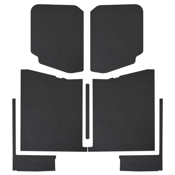 DEI 20-22 Jeep Gladiator JT 4-Door Boom Mat Complete Headliner Kit - 7 Piece - Black Leather Look 50187