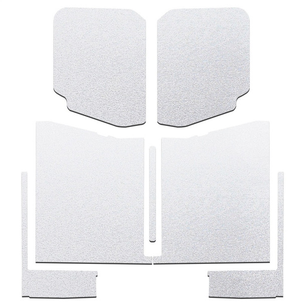DEI 20-22 Jeep Gladiator JT 4-Door Boom Mat Complete Headliner Kit - 7 Piece - White 50185