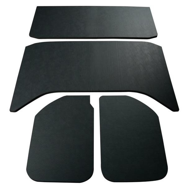 DEI 11-18 Jeep Wrangler JK 4-Door Boom Mat Headliner - 4 Piece - Black Leather Look 50159