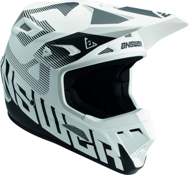 Answer AR1 V2 Bold Helmet White/Black Youth - Medium 447755