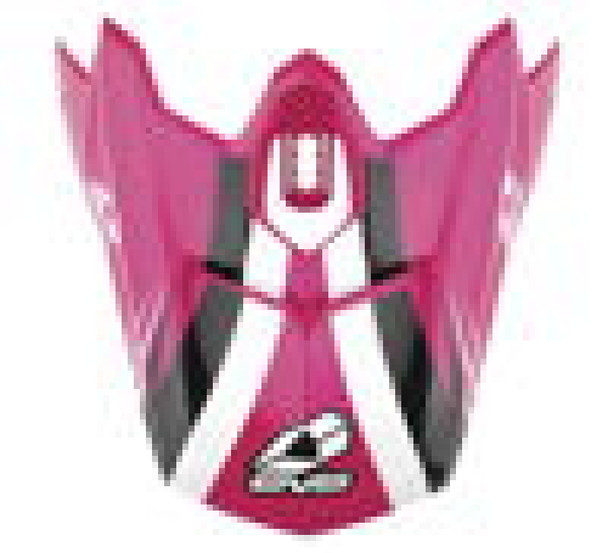 EVS T3 Works Visor - Pink/White/Black H16T3W-VSPWBK